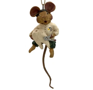 Vintage Kurt Adler HOLE IN THE WALL GANG Christbaumschmuck Zahnarzt Maus - Bild 1 von 7