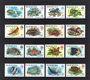M28073 Bermuda 1978 Wildlife Set X 17 UMM Sg 387/403 Cat £23 - Picture 1 of 1