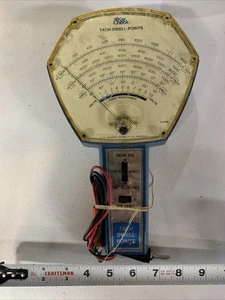 Kar Check Tachimetro-Dwell Meter-Point Dwell Meter-Tester Strumento Vintage Accensione  - Foto 1 di 5