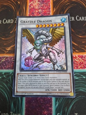 Yugioh Graydle Dragon DOCS-EN048 Super Rare 1st Edition Near Mint - Image 1 of 4