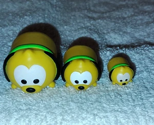 DISNEY Vinyl PLUTO TSUM TSUM all 3 sizes - Picture 1 of 2