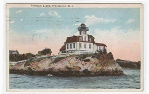 Pomham Leuchtturm Providence Rhode Island 1926 Postkarte - Bild 1 von 1