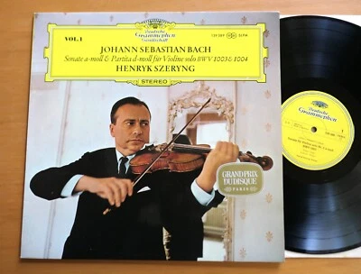 SLPM 139 389 Henryk Szeryng Bach Sonata & Partita BWV 1003 & 1004 NEAR MINT DG - Image 1 of 4