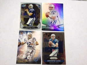 Andrew Luck 2015 Topps Platinum/Valor/Bowman Chrome/Panini Prizm 4 CardLot-Colts - Bild 1 von 1