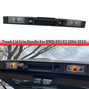 Barra maniglia coperchio bagagliaio maniglia portellone con pulsante lampadina per BMW X3 E83 - Foto 1 di 14