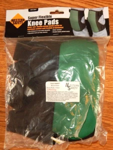 NEW! WESTERN SAFETY SUPER FLEXIBLE WATER-RESISTANT KNEE PADS 46697 - Picture 1 of 3