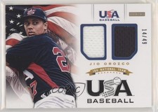 2012 Panini USA Baseball National Team 15U Combo Jerseys /49 Jio Orozco #15