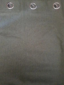 Furn Paoletti Green Eyelet DOOR Curtain 229x229cm (NB149) - Picture 1 of 5