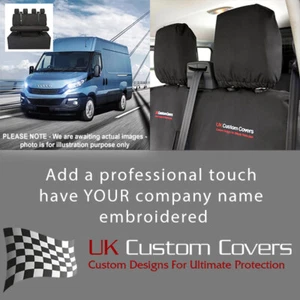 Iveco Daily Ribaltabile Camion Posteriore Sedili 4 Seat Bench Ricamato (2024 Su - Foto 1 di 2