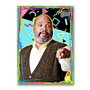 Philip Banks Uncle Phil 90s Character Sketch Card Limited 02/30 Dr. Dunk Signed