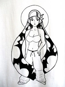 ANIME..SEXY MÄDCHEN..T-SHIRT..HERREN GR. SMALL..NEU - Bild 1 von 3