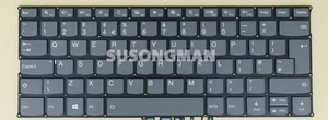 Nuevo teclado Reino Unido para portátil Lenovo YOGA 720-13IKB retroiluminado sin marco gris - Imagen 1 de 1