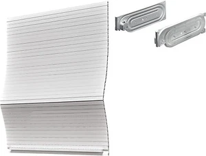 Hettich Schrankrolllade weiß Rollladen für Schrank , 500x600x350mm mit Schiene - Bild 1 von 4