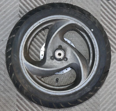 Original Yamaha Cygnus MBK Flame 125 (SE03) Vorderrad mit Reifen + Bremsscheibe - Bild 1 von 3