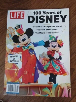 100 YEARS OF DISNEY A HISTORY OF HAPPINESS ~ LIFE MAGAZINE 2024 Foto 1 de 4