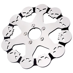 11.8 Front Skull Brake Rotor for Harley Davidson Street Glide,Touring Road Glide - Picture 1 of 6
