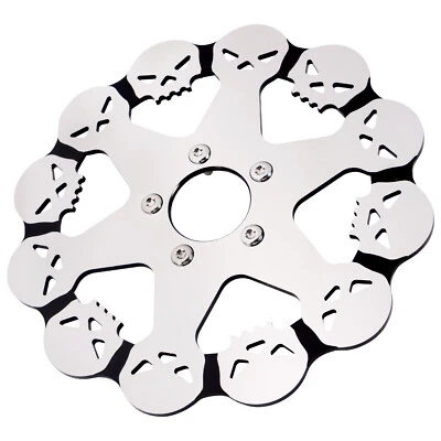11.8 Front Skull Brake Rotor for Harley Davidson Touring Road Glide,Street Glide - Imagen 1 de 4