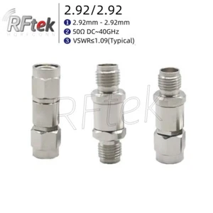 Precision 2.92mm To 2.92mm Male Female 40GHz RF Microwave adapter test connector - Picture 1 of 13