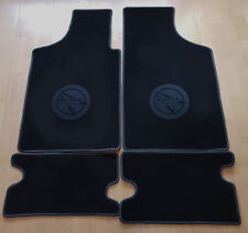 Floor mats for Matra 530 Velours black and Logo in dark gray  4-pieces