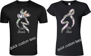 CAMISETAS SU DOE HER BUCK AMOR DE SAN VALENTÍN Pareja a juego lindas NUEVAS BONITAS GENIALES - Imagen 1 de 5