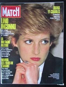 PARIS MATCH 1987 LADY DIANA LA RUPTURE PLATINI PHOTOS TEMPETE EN BRETAGNE - Picture 1 of 1