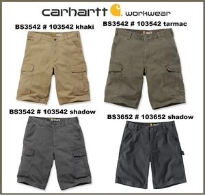 Carhartt Workwear Cargo Shorts CANVAS khaki tarmac shadow - robust & bequem ! - Bild 1 von 35