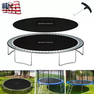 12ft 14ft 15ft Round Replacement Trampoline Jumping Mat Pad Rebounder Mat Spring - Picture 1 of 21