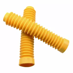 Motorbike Dirt Bike Yellow Front Shock 30mm Fork Rubber Boot Dust Jacket Cover - Picture 1 of 3