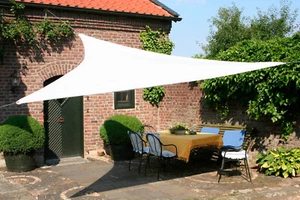 Dreieck Sonnensegel 415x415x415cm Sonnenschutz UV50+ Garten Terrasse Balkon - Bild 1 von 27