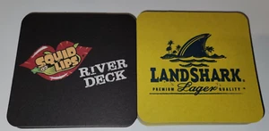 NEW Lot of 10 Classic Squid Lips Grill Sebastian, FL Bar Club Pub Drink Coasters - Picture 1 of 1