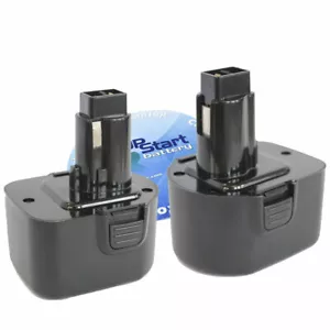 2X Battery works with DeWalt 397745-01 DE9074 DC9071 DE9037 12V 12 Volt 2Ah - Foto 1 di 1