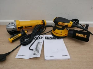 DeWALT DWE4206 115 MM WINKELSCHLEIFER + DWE6423 5 ZOLL EXZENTERSCHLEIFER 240 V - Bild 1 von 2