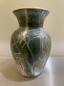 Rate Vintage 60’s Leaf Clay Vase Gefäß Italy - Bild 1 von 5