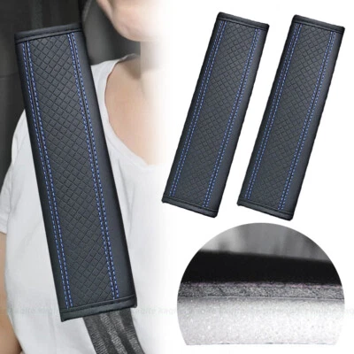 2x Car Seat Belt Cover Strap Pad Shoulder Comfort Cushion Harness Accessories - Image 1 of 4