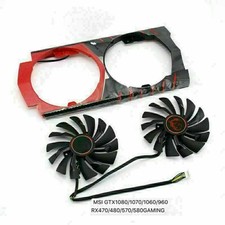 For MSI RX470 480 570 580 GTX1080 1070 1060 960 GAMING Card Set Cooler Fan VER