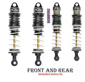 Pro-Line Front + Rear POWERSTROKE Shocks Set Traxxas Slash 4X4 2WD 4WD Shocks - Picture 1 of 3