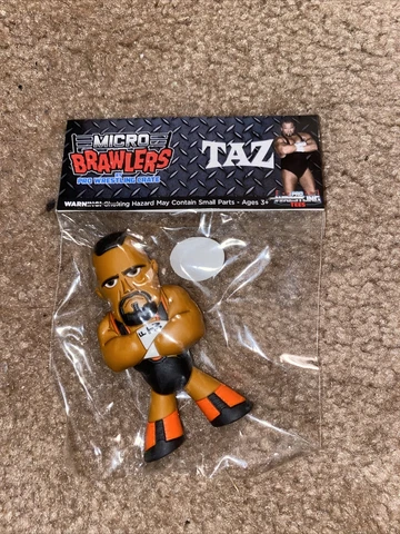 Taz Micro Brawlers Pro Wrestling Crate Exclusive Figure NJPW AEW Cover