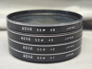 52mm Hoya Close-Up Lens Filters +1,+2,+3 and Cross Screen Filter - Picture 1 of 6