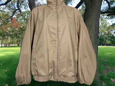 Chaqueta de golf para mujer Allyson Whitmore pequeña mediana malla forrada bolsillos escudo Foto 1 de 3