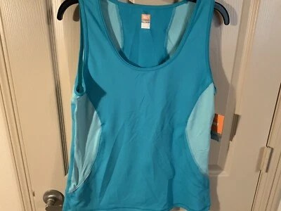 Camiseta sin mangas Lucy Endurance verde azulado para mujer talla grande NUEVA Foto 1 de 4