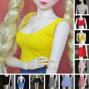 BJD Doll Toys DIY Clothes Dress Vest Skirt Shoes Boots for 1/3 BJD Dolls Toys - Bild 1 von 50