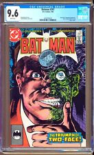 Batman #397 (1986) CGC 9.6 WP Pages  Moench - Mandrake  "Two-Face - Catwoman"
