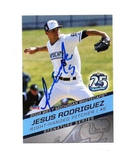Jesus Rodriguez 2018 West Michigan Whitecaps auto signed team set card - Picture 1 of 1