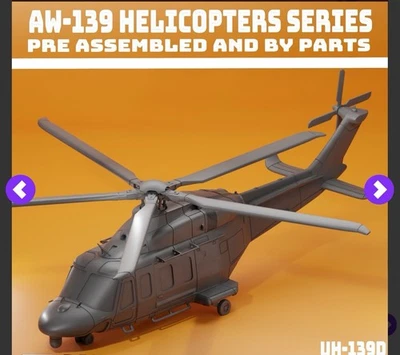 Elicottero Aw139 No Trasparenti 1/48 Modellismo  Versione Carabinieri UH-139D - Immagine 1 di 4