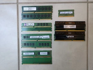Patriot Viper 16GB (2x8G) DDR3 1866MHz 1500 Desktop Memory + Extras (11pcs) - Picture 1 of 10