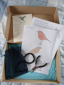 Draht Vogel Bastelset alles was man zum basteln braucht  - Bild 1 von 4