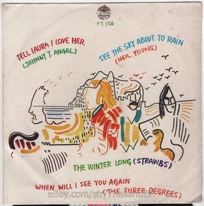 Neil Young /See The Sky About To Rain /The three Degrees / THAI EP 7" THAILAND - Picture 1 of 3
