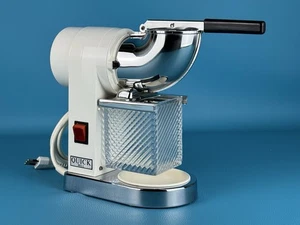 Quick Mill Vintage Tritaghiaccio Bianco Anni ‘70 Con Vaschetta In Vetro - Foto 1 di 14
