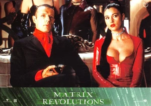 Matrix Revolutions ORIGINAL Aushangfoto Keanu Reeves / L. Fishburne / C.-A. Moss - Bild 1 von 1
