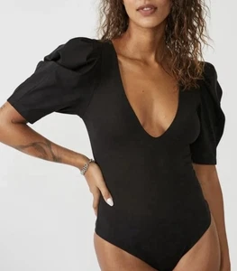 Free People Va Va Voop Puffärmel Body - Bild 1 von 4